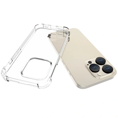 Etui Bizon Case Clear Pack do Apple iPhone 15 Pro przezroczyste