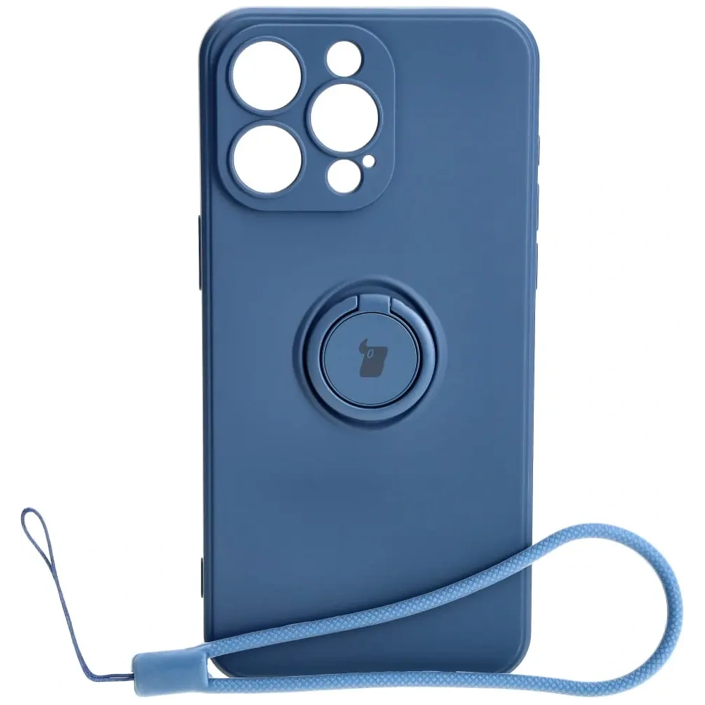 Hurtownia GSM - Bizon Case Silikonring Sq Apple iPhone 15 Pro Max navy blau - BIZ3429 - {ean13} - Hurt
