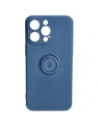 Hurtownia GSM - Etui Bizon Case Silicone Ring Sq do Apple iPhone 15 Pro Max tmavě modré - BIZ3429 - {ean13} - Hurt