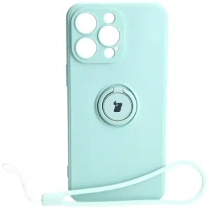 Hurtownia GSM - Bizon Case Silikonring Sq Apple iPhone 15 Pro Max türkis - BIZ3430 - {ean13} - Hurt