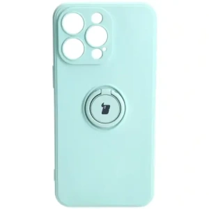 Wholesale Bizon Case Silicone Ring Sq Apple iPhone 15 Pro Max turquoise - BIZ3430 - {ean13} - Hurt