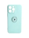 Hurtownia GSM - Bizon Case Silicone Ring Sq Apple iPhone 15 Pro Max turcoaz - BIZ3430 - {ean13} - Hurt