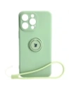 Bizon Case Silicone Ring Sq Apple iPhone 15 Pro Max verde deschis