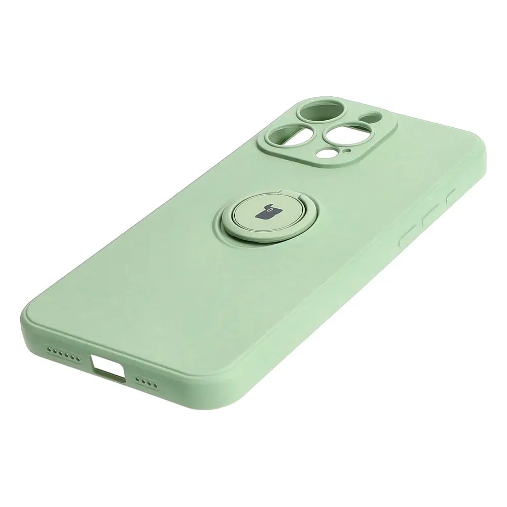 Hurtownia GSM - Bizon Case Szilikon Gyűrű Sq Apple iPhone 15 Pro Max világos zöld - BIZ3431 - {ean13} - Hurt