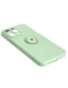 Hurtownia GSM - Bizon Case Silicone Ring Sq Apple iPhone 15 Pro Max verde deschis - BIZ3431 - {ean13} - Hurt