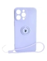 Bizon Case Silikonring Sq Apple iPhone 15 Pro Max helllila