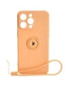 Bizon Case Silikonring Sq Apple iPhone 15 Pro Max orange
