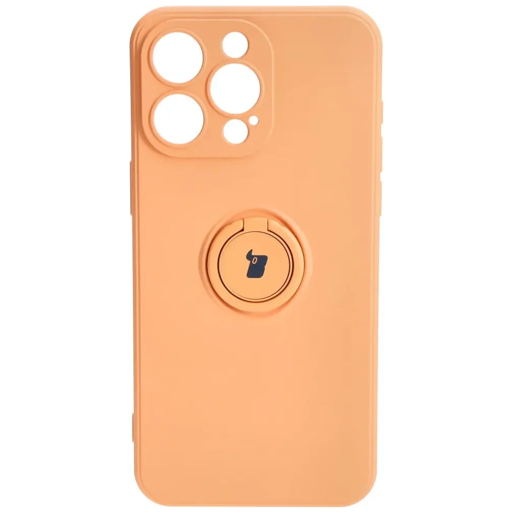 Hurtownia GSM - Bizon Case Silikonring Sq Apple iPhone 15 Pro Max orange - BIZ3434 - {ean13} - Hurt