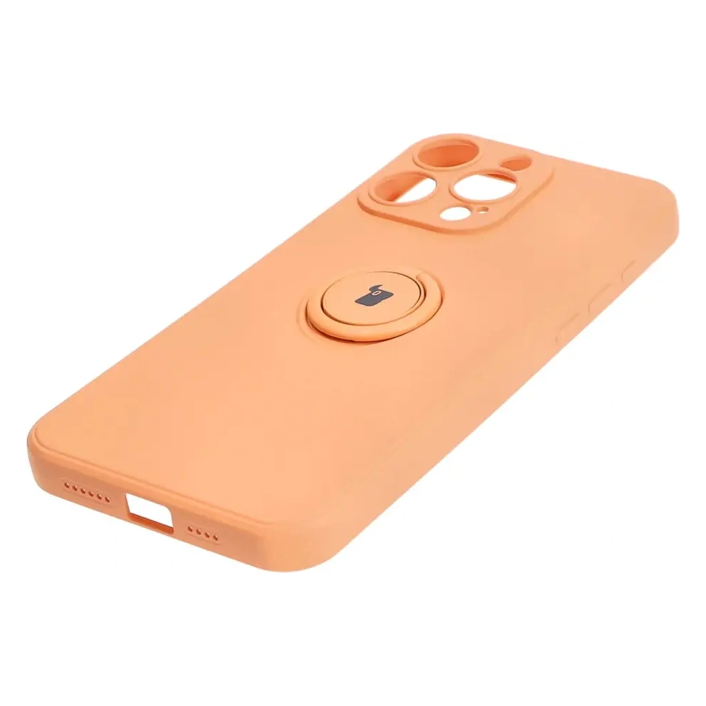 Hurtownia GSM - Bizon Case Silikonring Sq Apple iPhone 15 Pro Max orange - BIZ3434 - {ean13} - Hurt