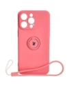 Bizon Case Silikonring Sq Apple iPhone 15 Pro Max schmutzig pink