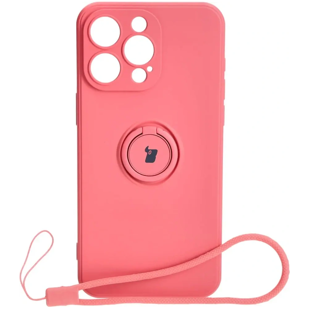 Hurtownia GSM - Bizon Case Silikonring Sq Apple iPhone 15 Pro Max schmutzig pink - BIZ3435 - {ean13} - Hurt