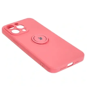 Wholesale Bizon Case Silicone Ring Sq Apple iPhone 15 Pro Max dirty pink - BIZ3435 - {ean13} - Hurt