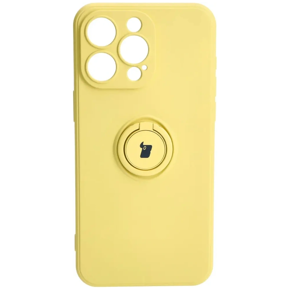Hurtownia GSM - Bizon Case Silikonring Sq Apple iPhone 15 Pro Max gelb - BIZ3436 - {ean13} - Hurt