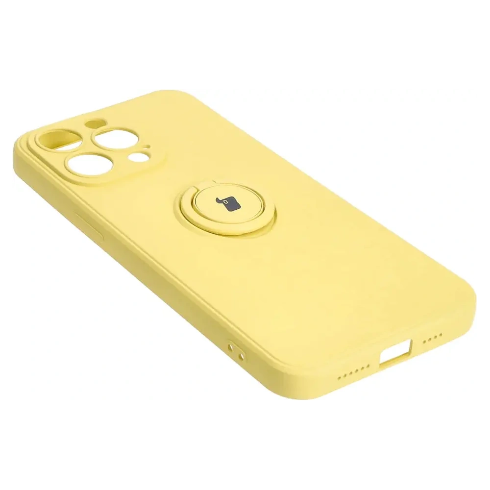 Hurtownia GSM - Bizon Case Silikonring Sq Apple iPhone 15 Pro Max gelb - BIZ3436 - {ean13} - Hurt