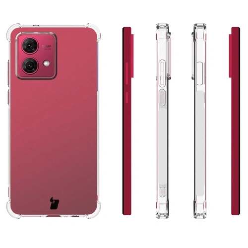 Elastyczne etui Bizon Case Salpa do Motorola Moto G84 5G przezroczyste