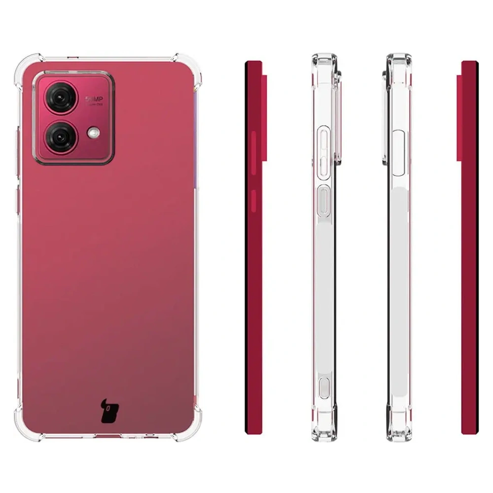 Hurtownia GSM - Elastický obal Bizon Case Salpa pro Motorola Moto G84 5G průhledný - BIZ3442 - {ean13} - Hurt