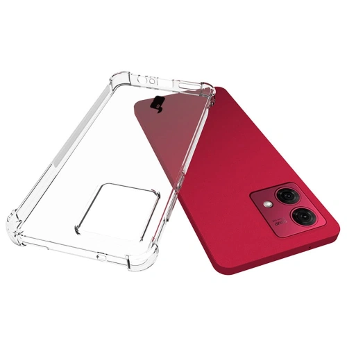 Elastyczne etui Bizon Case Salpa do Motorola Moto G84 5G przezroczyste