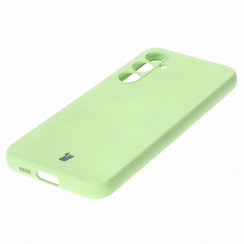 Etui Bizon Case Silicone do Samsung Galaxy S23 FE jasnozielone