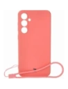 Etui Bizon Case Silicone do Samsung Galaxy S23 FE špinavě růžová