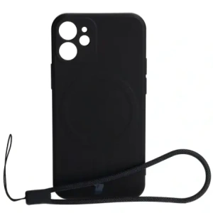 Hurtownia GSM - Bizon Case Szilikon MagSafe Sq Apple iPhone 12 Mini fekete - BIZ3450 - {ean13} - Hurt