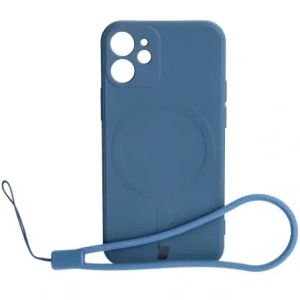 Hurtownia GSM - Bizon Case Silicone MagSafe Sq Apple iPhone 12 Mini tengerészkék - BIZ3451 - {ean13} - Hurt