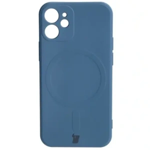 Hurtownia GSM - Bizon Case Silicon MagSafe Sq Apple iPhone 12 Mini albastru închis - BIZ3451 - {ean13} - Hurt