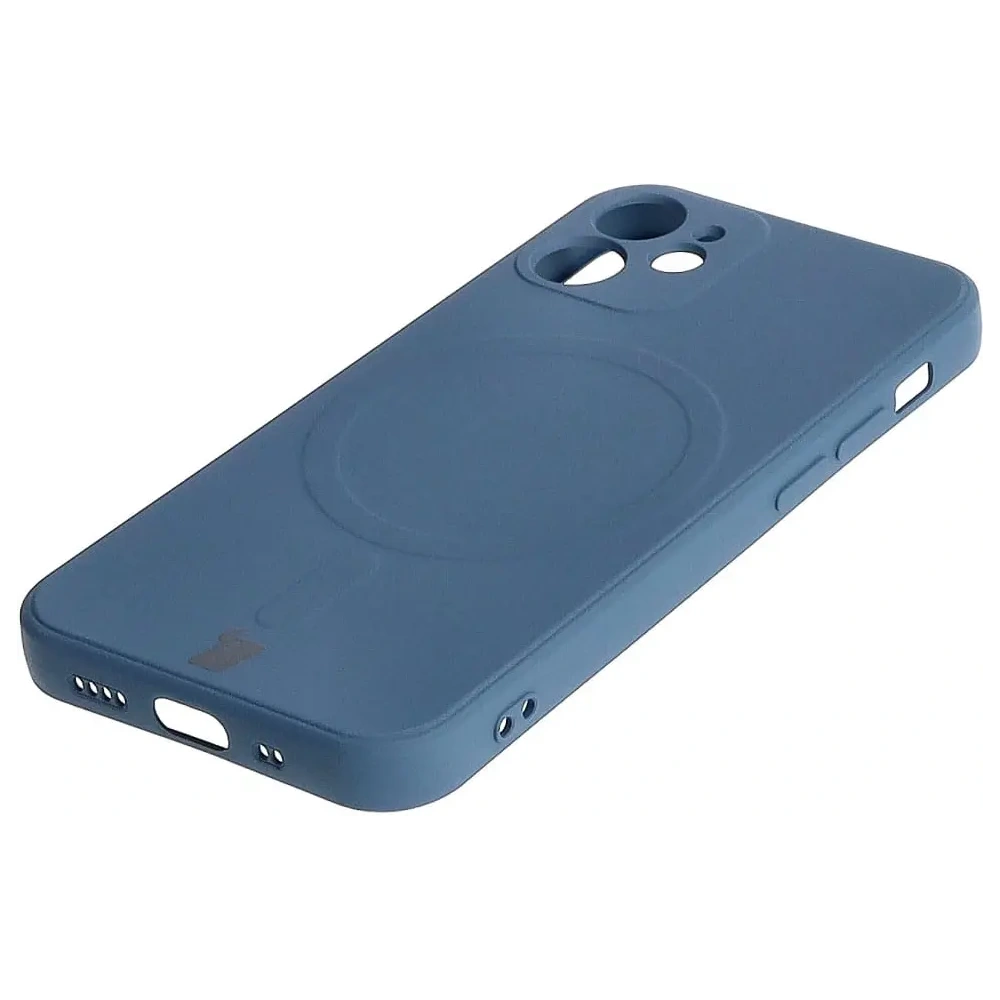 Hurtownia GSM - Bizon Case Silicon MagSafe Sq Apple iPhone 12 Mini albastru închis - BIZ3451 - {ean13} - Hurt