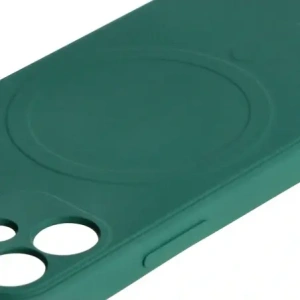Hurtownia GSM - Bizon Case Silicone MagSafe Sq Apple iPhone 12 Mini sötétzöld - BIZ3452 - {ean13} - Hurt