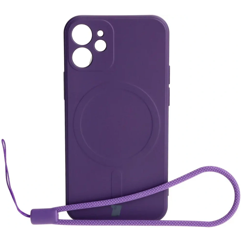 Hurtownia GSM - Bizon Case Silicone MagSafe Sq Apple iPhone 12 Mini szilva - BIZ3453 - {ean13} - Hurt