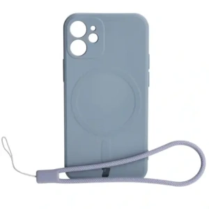 Hurtownia GSM - Bizon Case Silikon MagSafe Sq Apple iPhone 12 Mini grau - BIZ3454 - {ean13} - Hurt