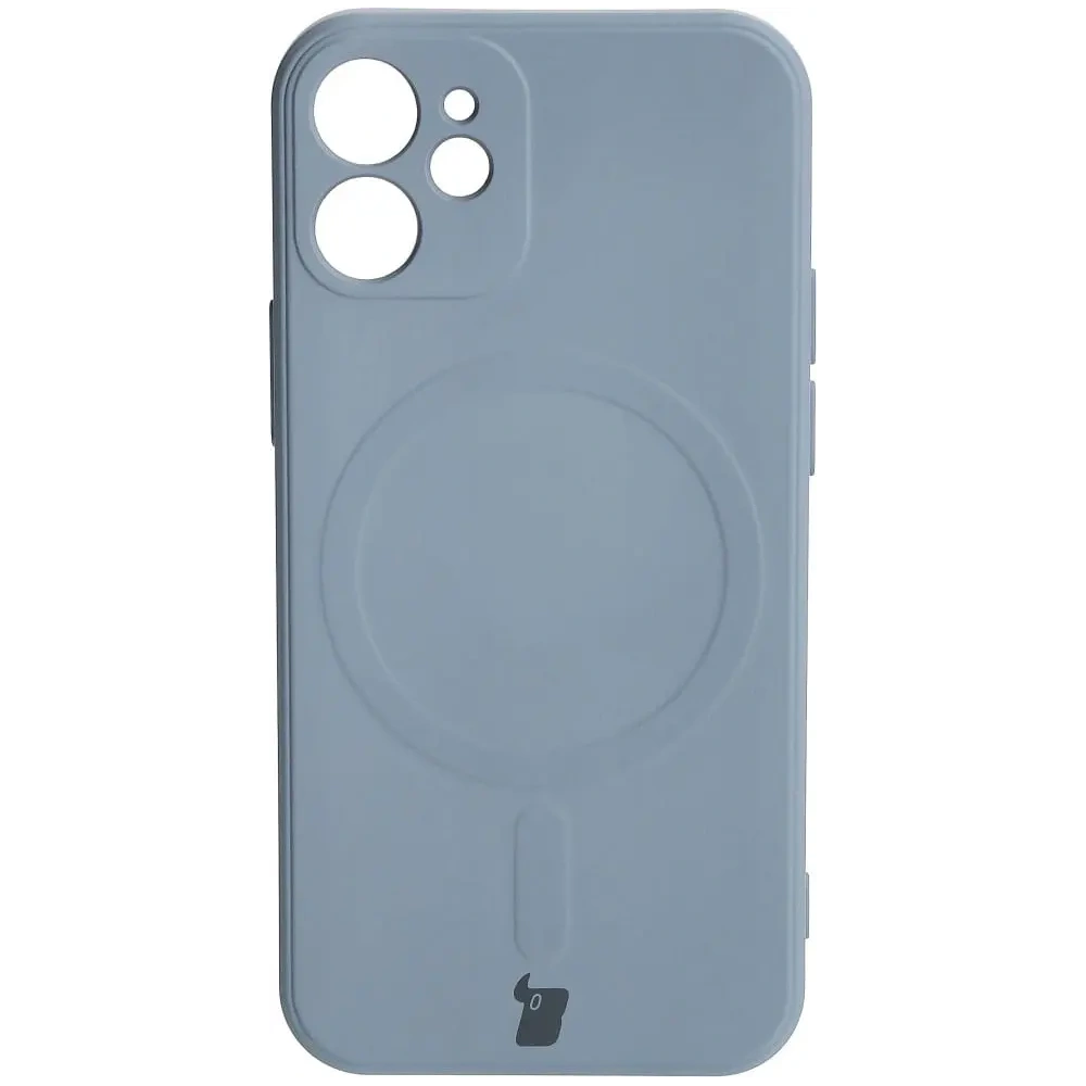 Hurtownia GSM - Bizon Case Silikon MagSafe Sq Apple iPhone 12 Mini grau - BIZ3454 - {ean13} - Hurt