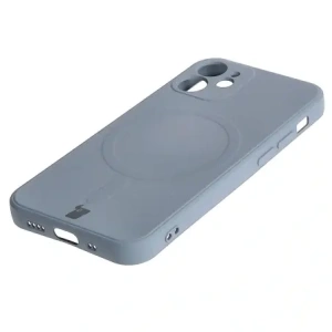 Hurtownia GSM - Etui Bizon Case Silicone MagSafe Sq do Apple iPhone 12 Mini šedé - BIZ3454 - {ean13} - Hurt
