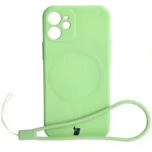 Hurtownia GSM - Bizon Case Silikon MagSafe Sq Apple iPhone 12 Mini hellgrün - BIZ3455 - {ean13} - Hurt