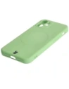Wholesale Bizon Case Silicone MagSafe Sq Apple iPhone 12 Mini light green - BIZ3455 - {ean13} - Hurt