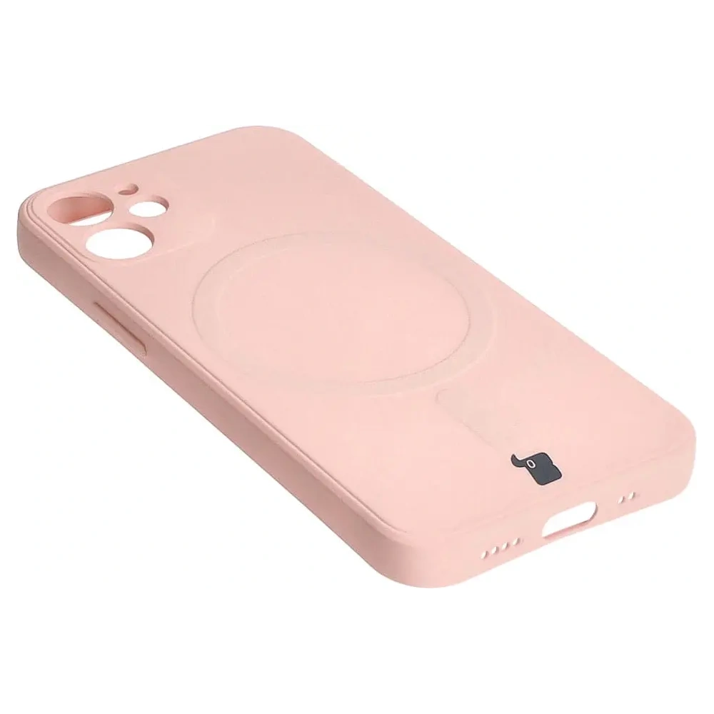 Wholesale Bizon Case Silicone MagSafe Sq Apple iPhone 12 Mini light pink - BIZ3456 - {ean13} - Hurt