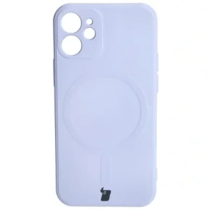 Hurtownia GSM - Bizon Case Silicone MagSafe Sq Apple iPhone 12 Mini violet deschis - BIZ3457 - {ean13} - Hurt