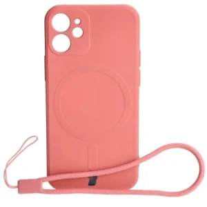 Hurtownia GSM - Bizon Case Szilikon MagSafe Sq Apple iPhone 12 Mini piszkos rózsaszín - BIZ3458 - {ean13} - Hurt