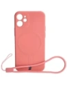 Bizon Case Silicone MagSafe Sq Apple iPhone 12 Mini dirty pink