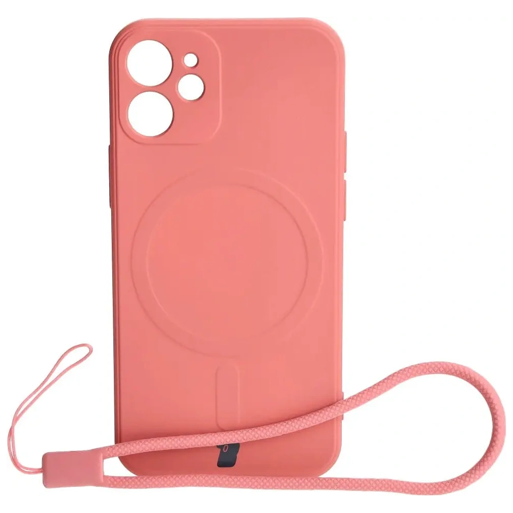 Wholesale Bizon Case Silicone MagSafe Sq Apple iPhone 12 Mini dirty pink - BIZ3458 - {ean13} - Hurt