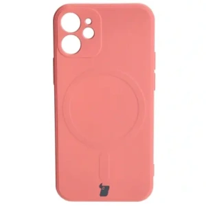 Hurtownia GSM - Bizon Case Szilikon MagSafe Sq Apple iPhone 12 Mini piszkos rózsaszín - BIZ3458 - {ean13} - Hurt