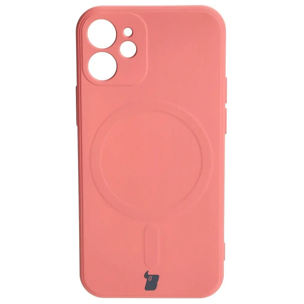 Wholesale Bizon Case Silicone MagSafe Sq Apple iPhone 12 Mini dirty pink - BIZ3458 - {ean13} - Hurt