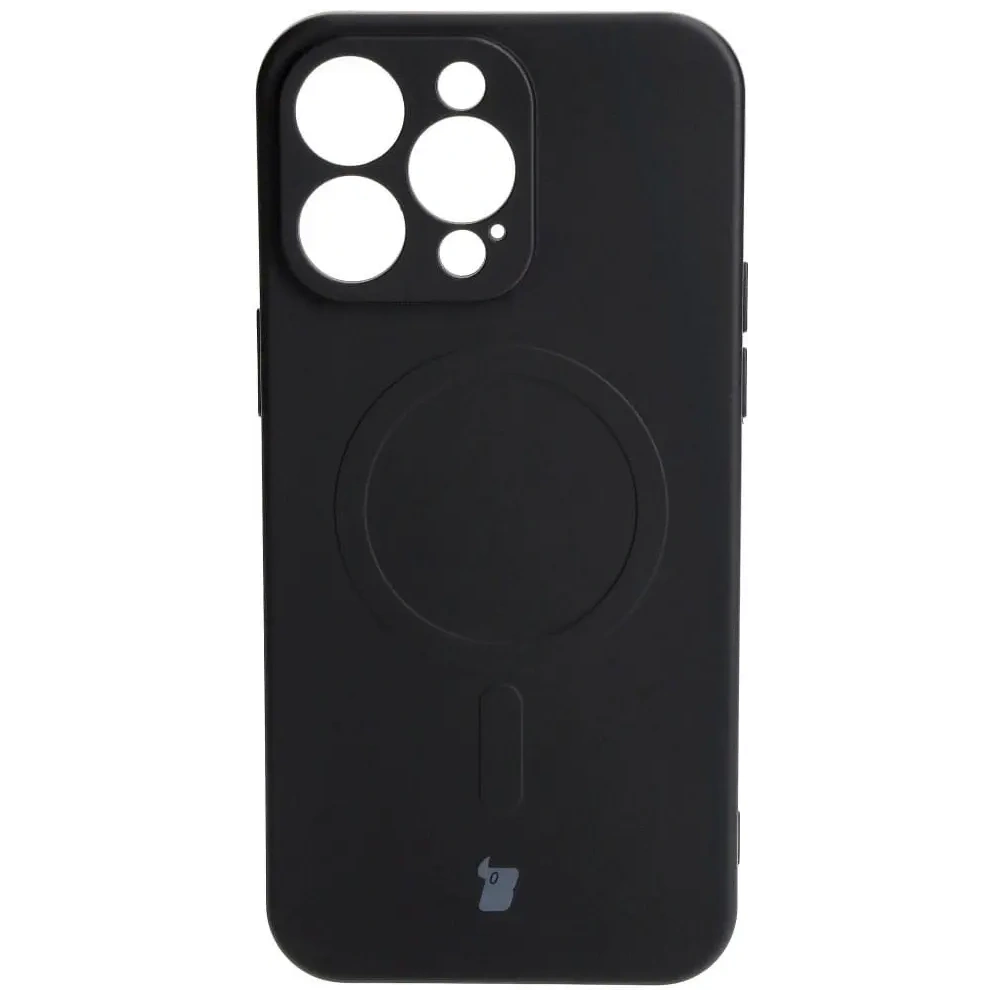 Hurtownia GSM - Bizon Case Silikon Magnetic Apple iPhone 15 Pro Max schwarz - BIZ3459 - {ean13} - Hurt