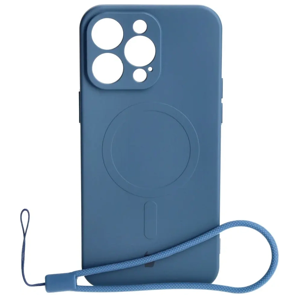 Hurtownia GSM - Bizon Case Silikon Magnetic Apple iPhone 15 Pro Max marineblau - BIZ3460 - {ean13} - Hurt