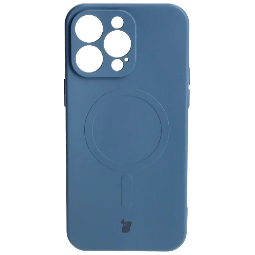 Hurtownia GSM - Bizon Case Silikon Magnetic Apple iPhone 15 Pro Max marineblau - BIZ3460 - {ean13} - Hurt