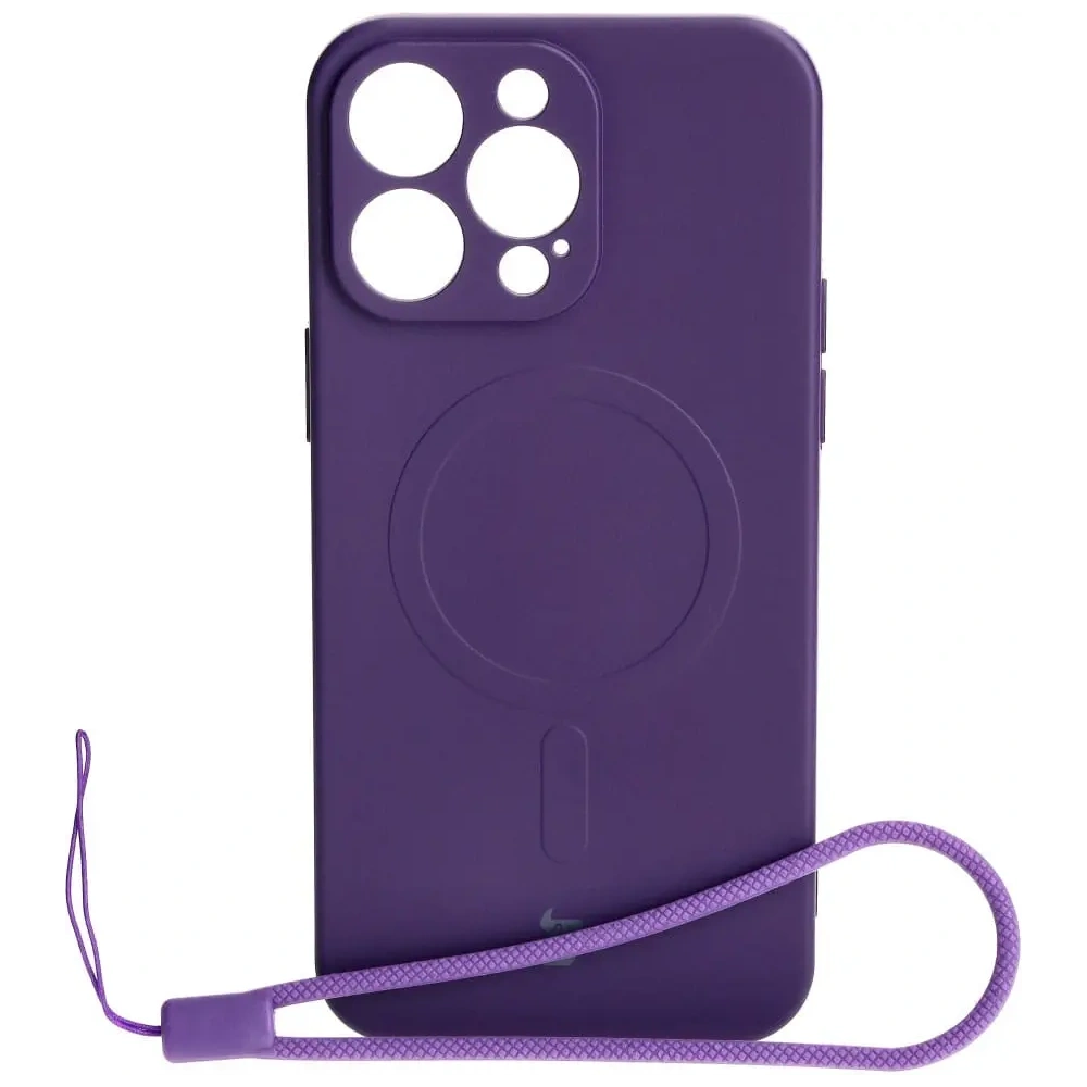 Hurtownia GSM - Bizon Case Szilikon Magnetic Apple iPhone 15 Pro Max szilva - BIZ3462 - {ean13} - Hurt
