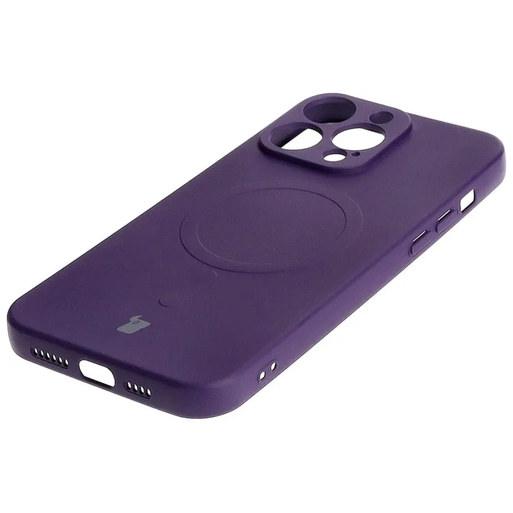 Hurtownia GSM - Bizon Case Silikon Magnetic Apple iPhone 15 Pro Max Pflaume - BIZ3462 - {ean13} - Hurt