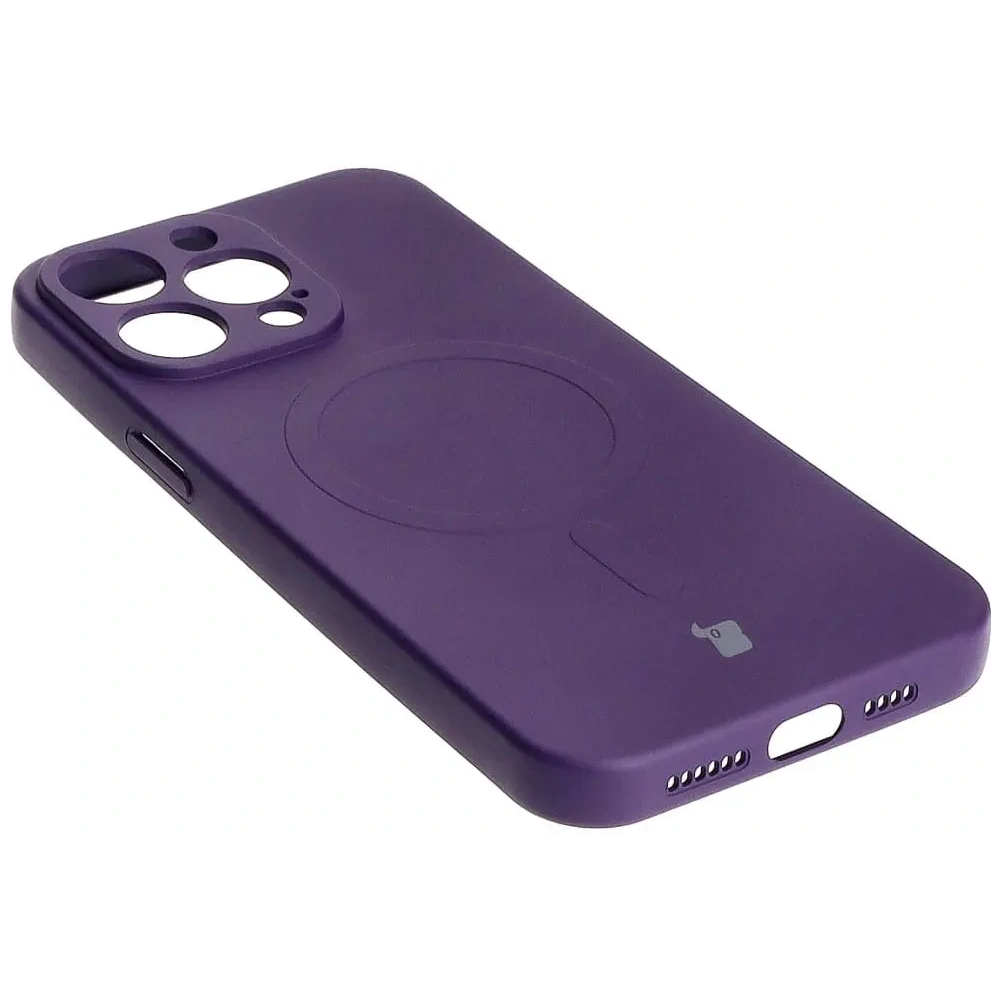Hurtownia GSM - Bizon Case Silikon Magnetic Apple iPhone 15 Pro Max Pflaume - BIZ3462 - {ean13} - Hurt