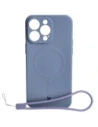 Bizon Case Silicone Magnetic Apple iPhone 15 Pro Max gri