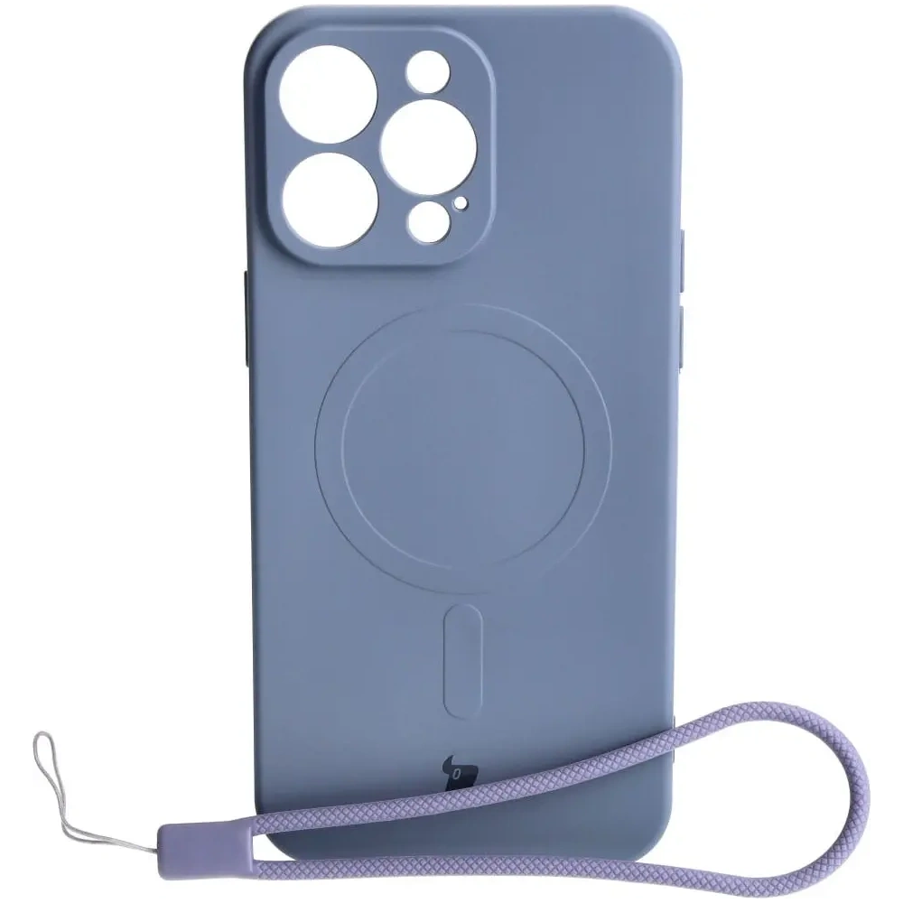 Hurtownia GSM - Bizon Case Silicone Magnetic Apple iPhone 15 Pro Max gri - BIZ3463 - {ean13} - Hurt