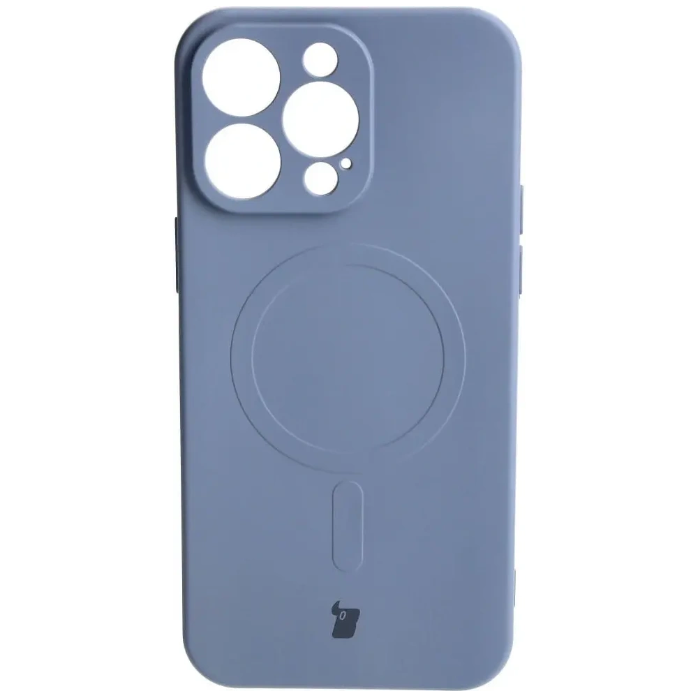 Wholesale Bizon Case Silicone Magnetic Apple iPhone 15 Pro Max grey - BIZ3463 - {ean13} - Hurt